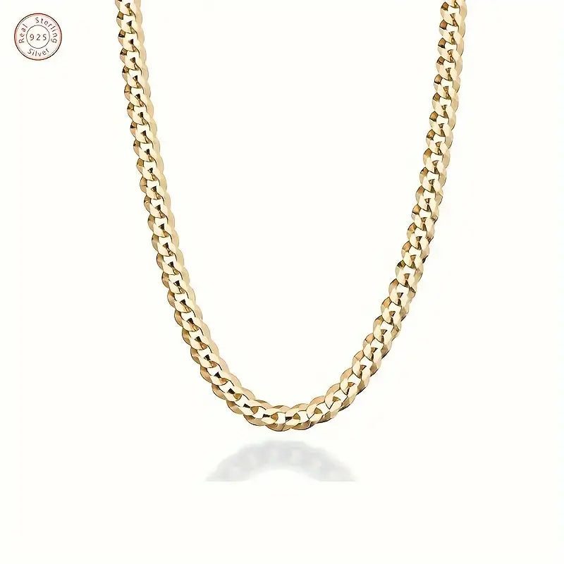 2pcs Thick  Gold Plated chain