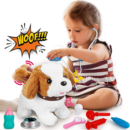 Plush Puppy Toy Interactive Pet Dog