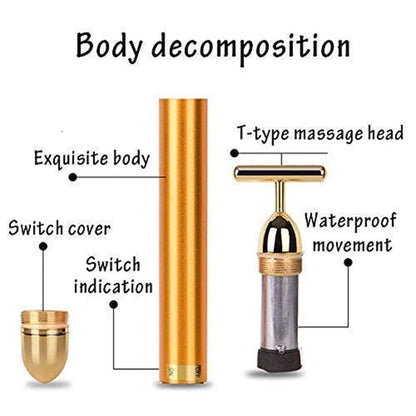 24K GOLD VIBRATING FACE MASSAGER