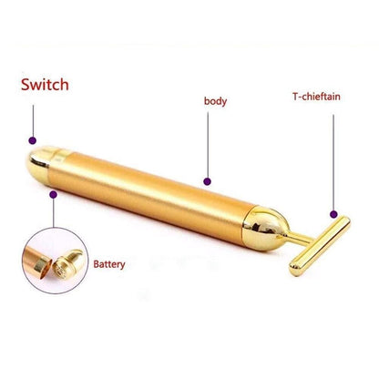 24K GOLD VIBRATING FACE MASSAGER