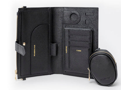 Rio Travel Wallet - Black