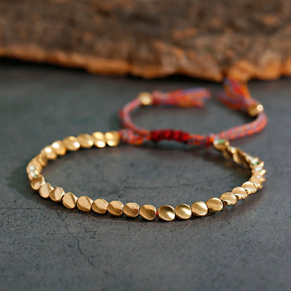 Tibetan Copper Beads Bracelet