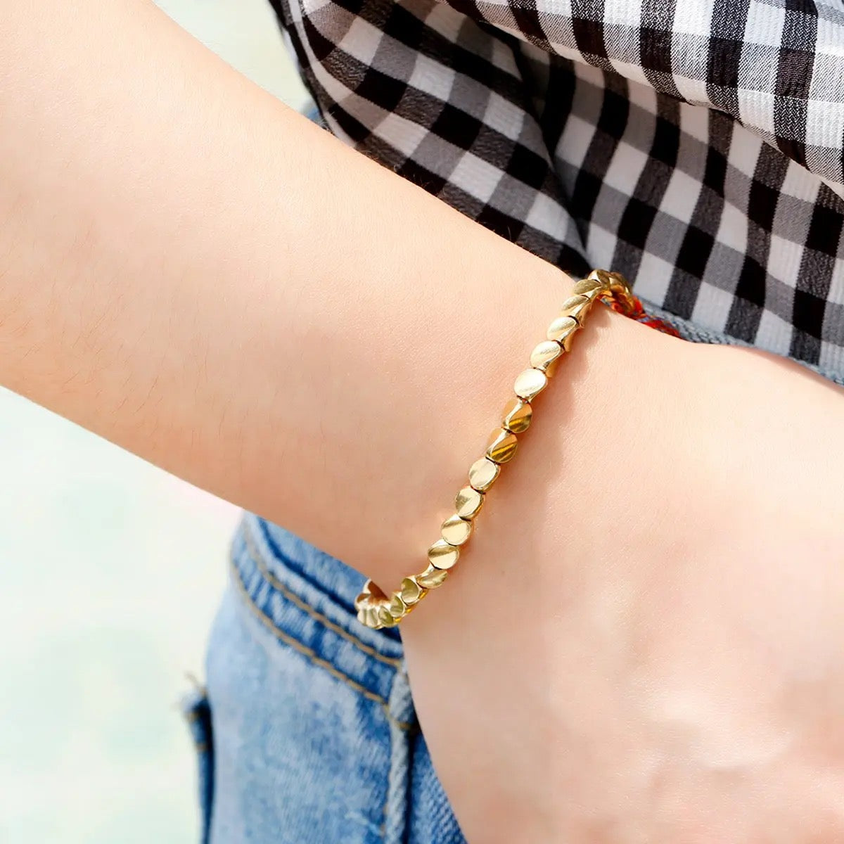 Tibetan Copper Beads Bracelet