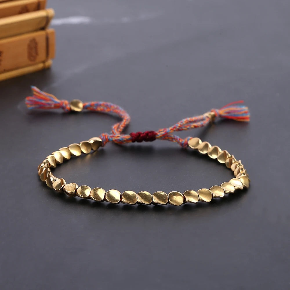 Tibetan Copper Beads Bracelet