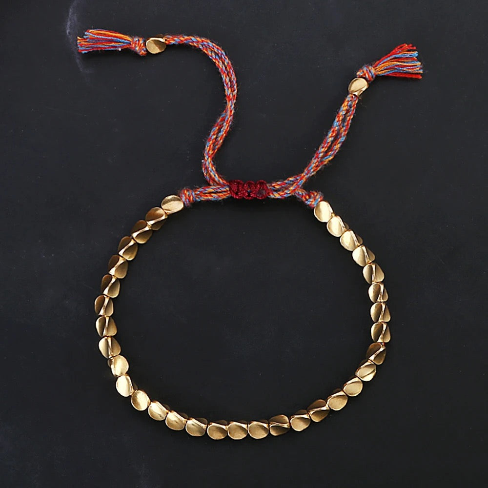 Tibetan Copper Beads Bracelet