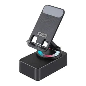 Phone Holder with Bluetooth Speaker & Wireless Charger