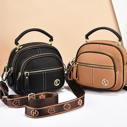 (Buy 1 Get 1 Free) PU Leather Multifunctional Wide Shoulder Crossbody Bag