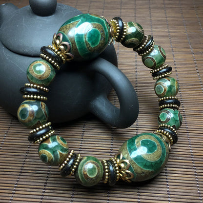 (BUY 1 GET 1 FREE) Vintage Classic Textured Glaze Beaded Bracelet