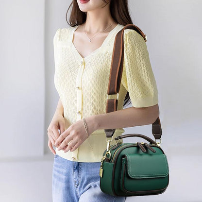 (BUY 1 GET 1 FREE) Elegant double-layer shoulder bag with wide strap